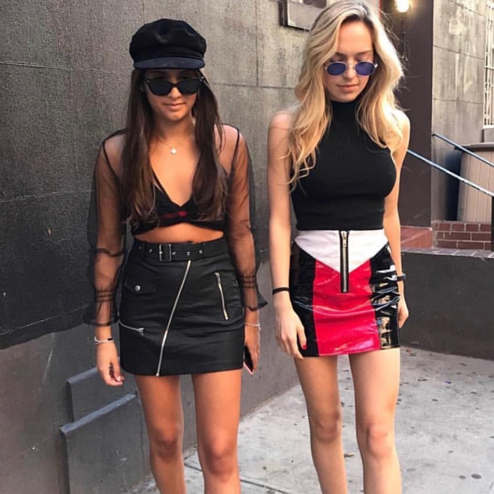 NWT LF LEATHER SKIRT